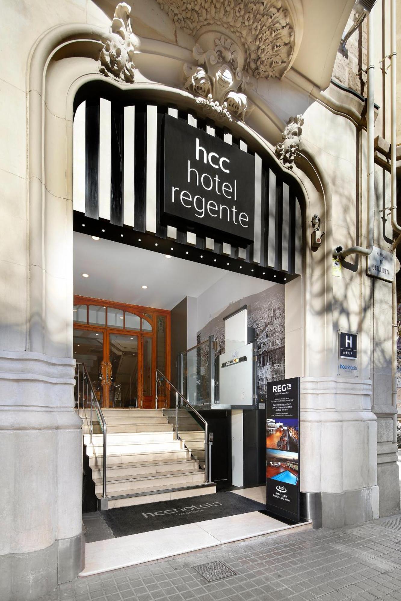 Hcc Regente Hotel Barcelona Bagian luar foto